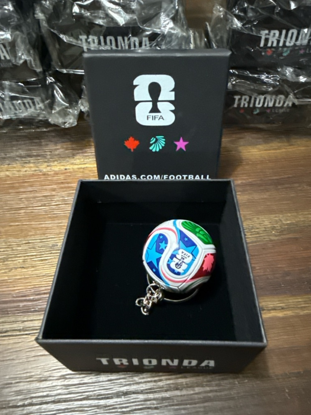 2026 World Cup Trionda Mini Soccer Ball Keychain